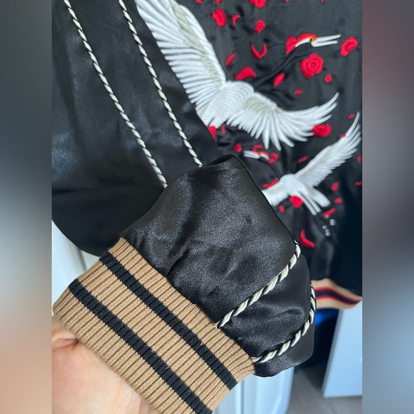 Fine embroidered baseball jacket - Picture 3 of 5